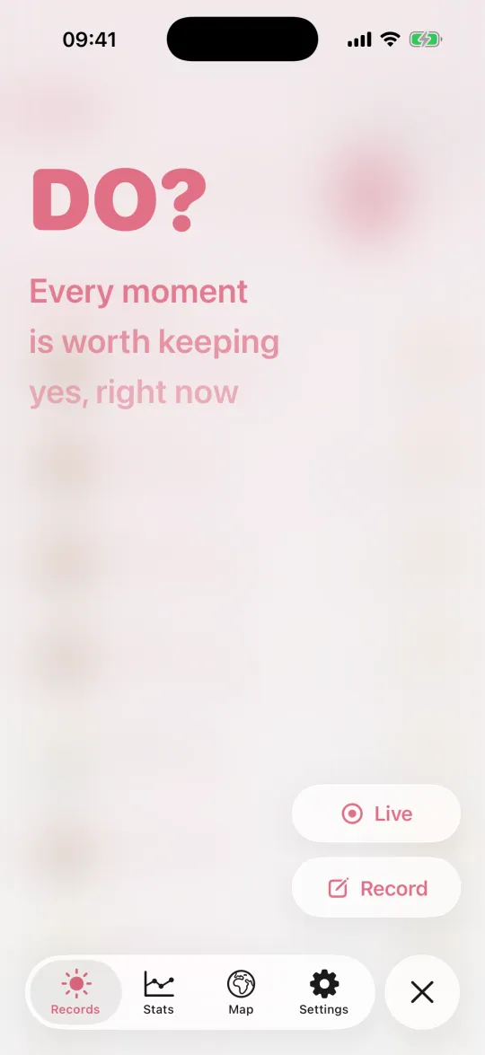 The add menu