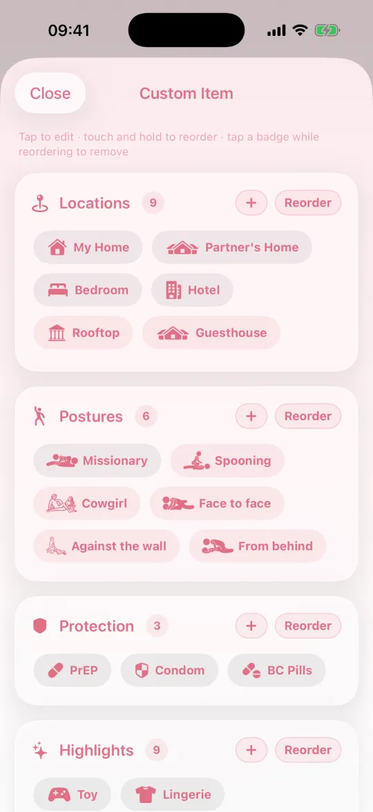 Your own lists